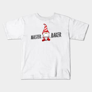 MASTER BAKER GNOMES Kids T-Shirt